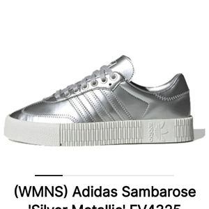 Adidas sambarose w silver metallic